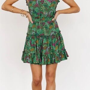 Baltic Born Floral Green Dress